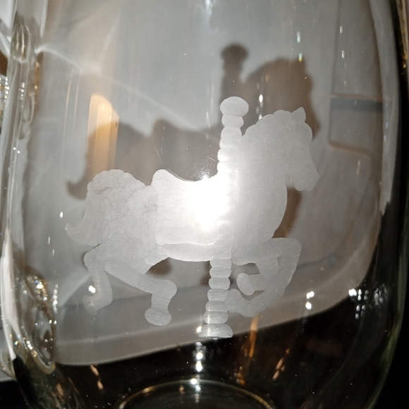 3pc lot vintage crystal tea or juice pitchers & beer mug - Picture 5 of 10